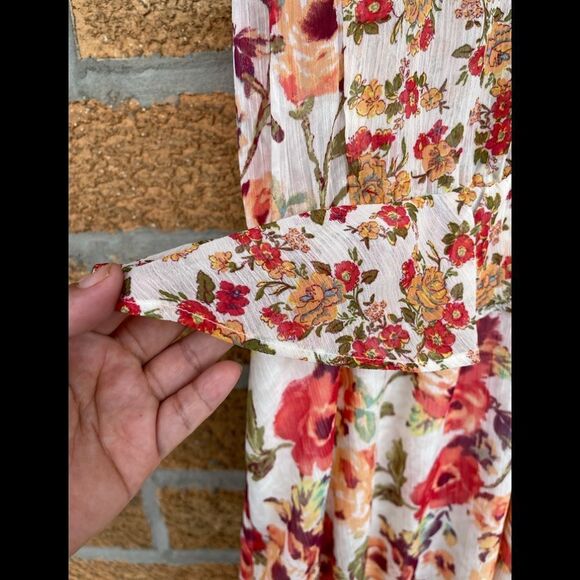 Anthropologie FIG & FLOWER boho dress large - Picture 4 of 13